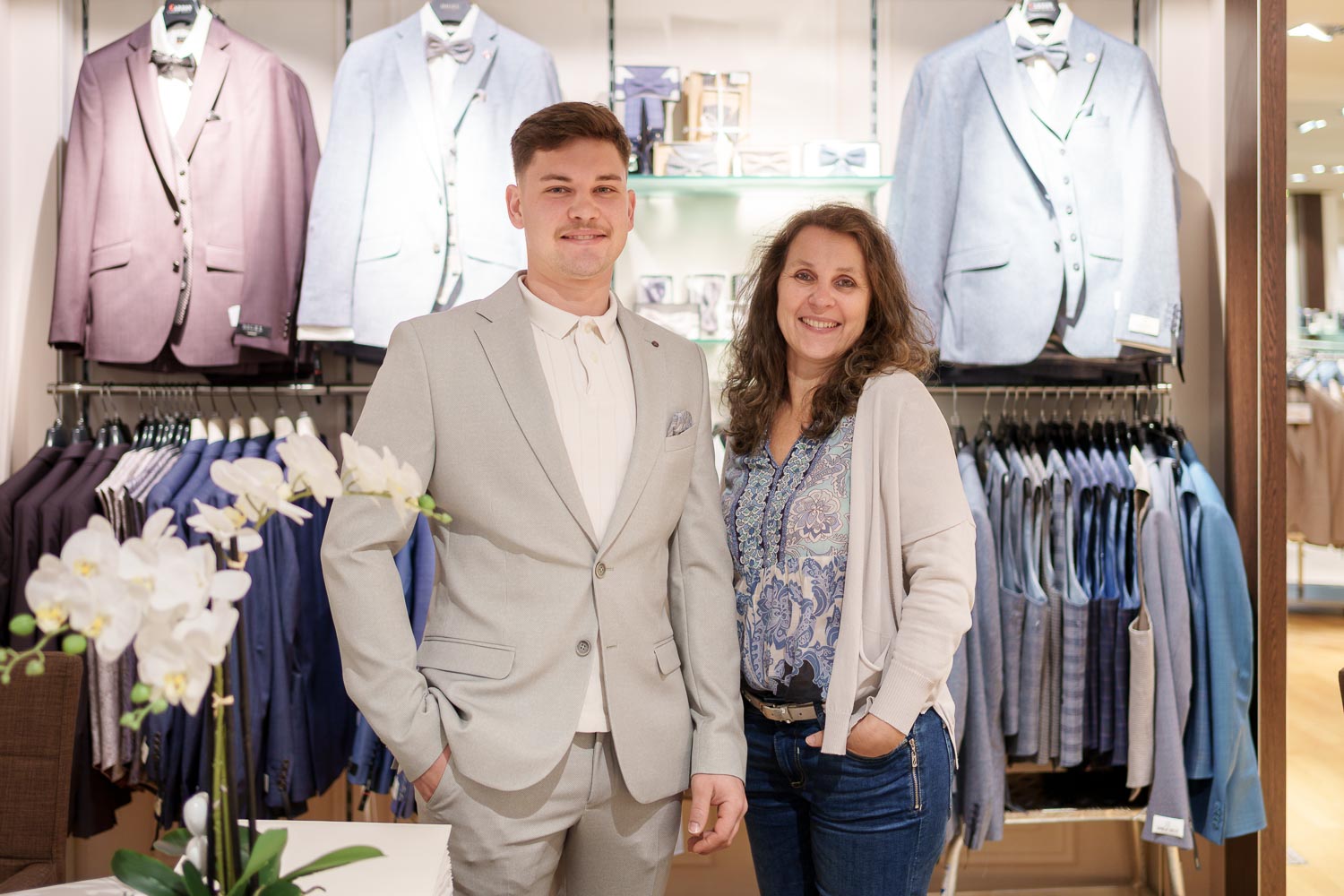 Tobias Garzon und Ingrid Garzon - Geschäftsführung Garzon Herrenmode